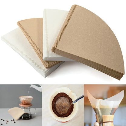 v-shaped coffee filter papers
