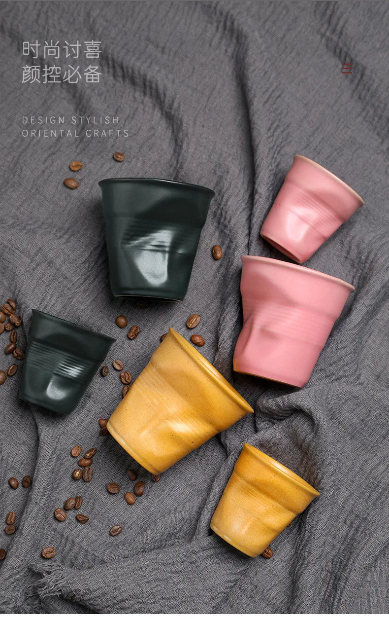 stoneware coffee cup