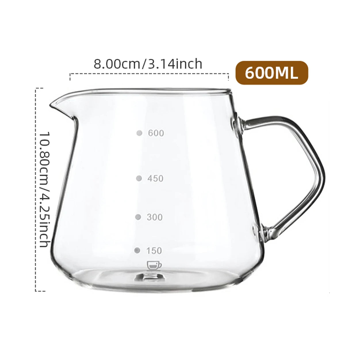 glass pour over coffee maker set
