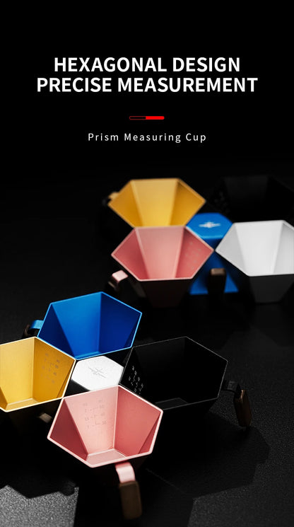 hexagonal espresso measuring cup