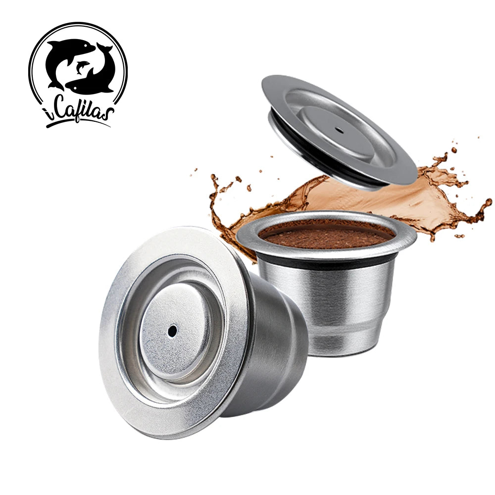 reusable stainless steel coffee capsules