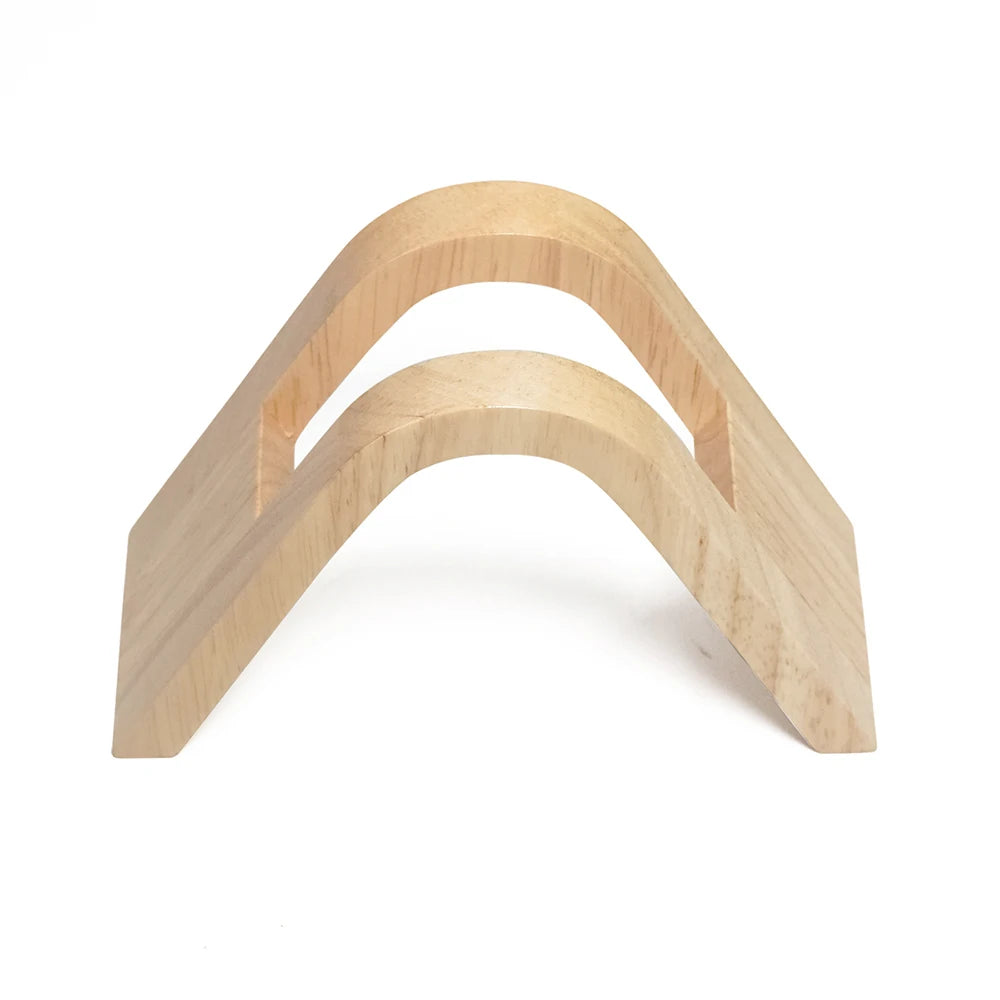 rubber wood coffee filter paper holder