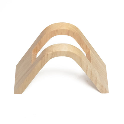 rubber wood coffee filter paper holder