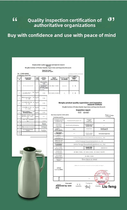 thermal vacuum kettle with digital display