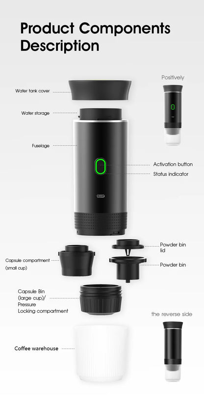 wireless portable espresso machine