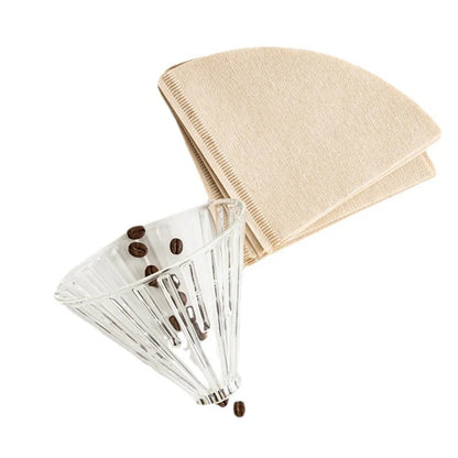 v-shaped coffee filter papers