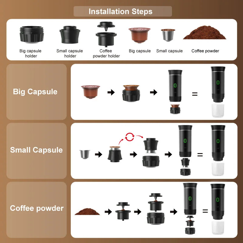 wireless portable espresso machine