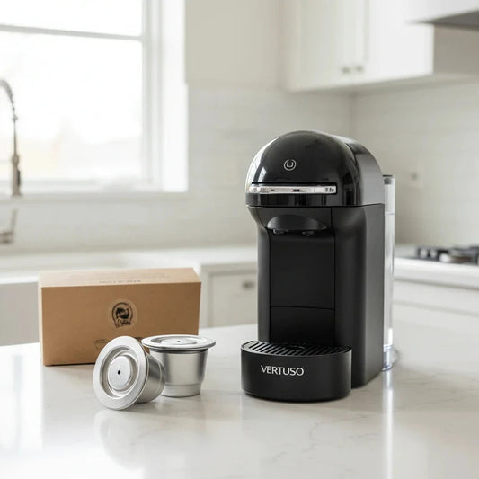 reusable stainless steel coffee capsules