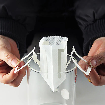 portable hanging ear coffee filter bags