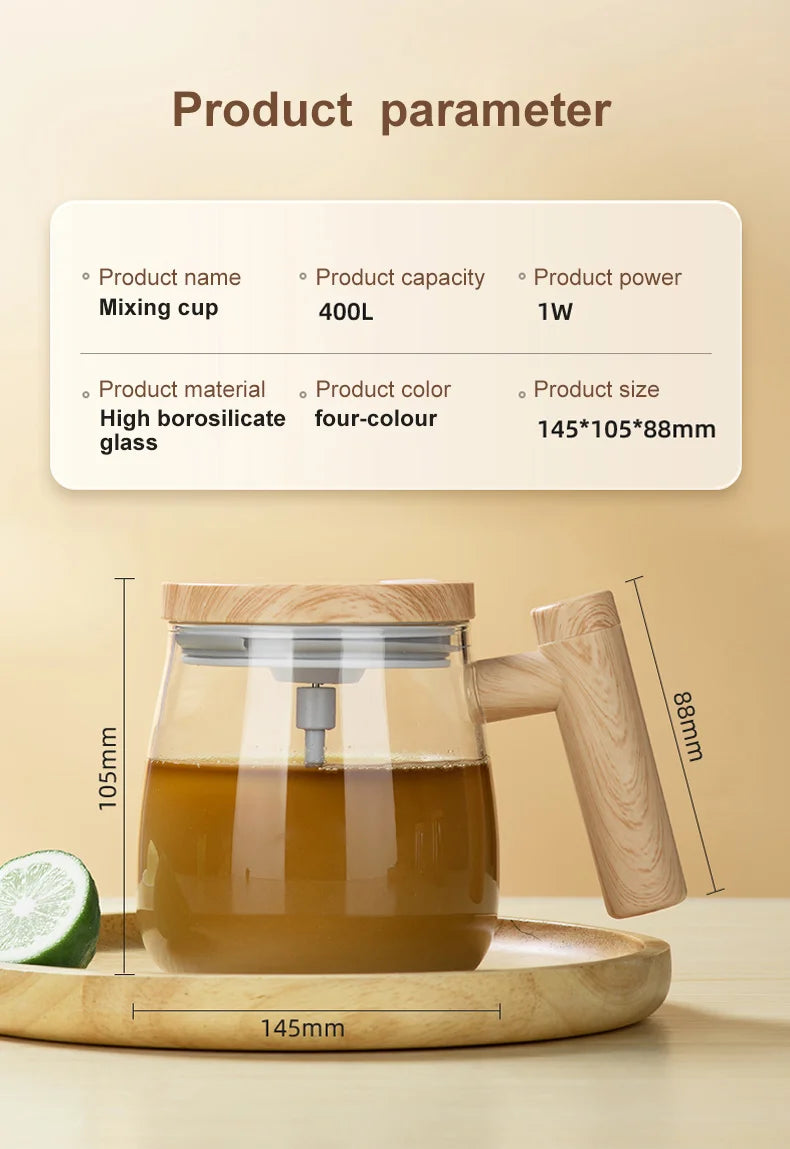 automatic self-stirring mug
