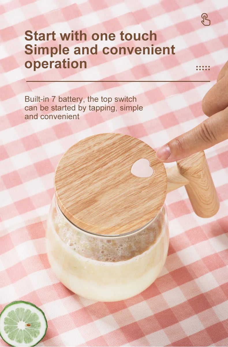automatic self-stirring mug