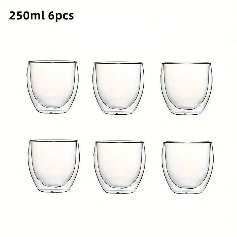 double-wall glass cups