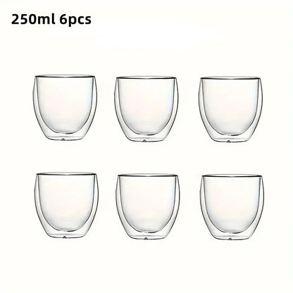 double-wall glass cups