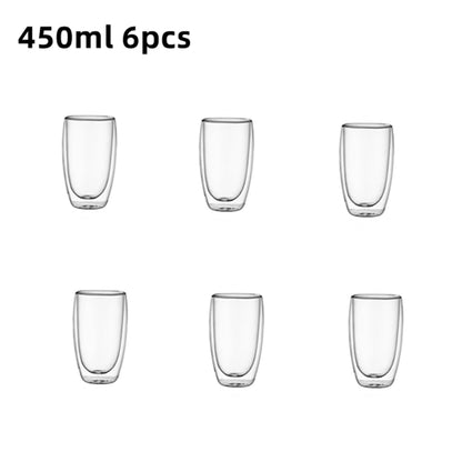double-wall glass cups