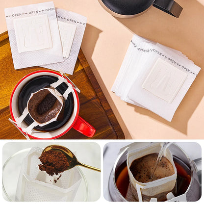 portable hanging ear coffee filter bags
