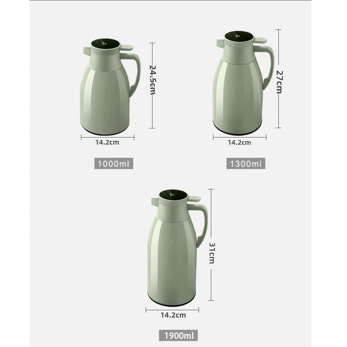 thermal vacuum kettle with digital display