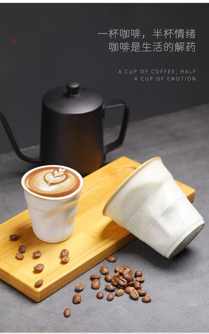 stoneware coffee cup