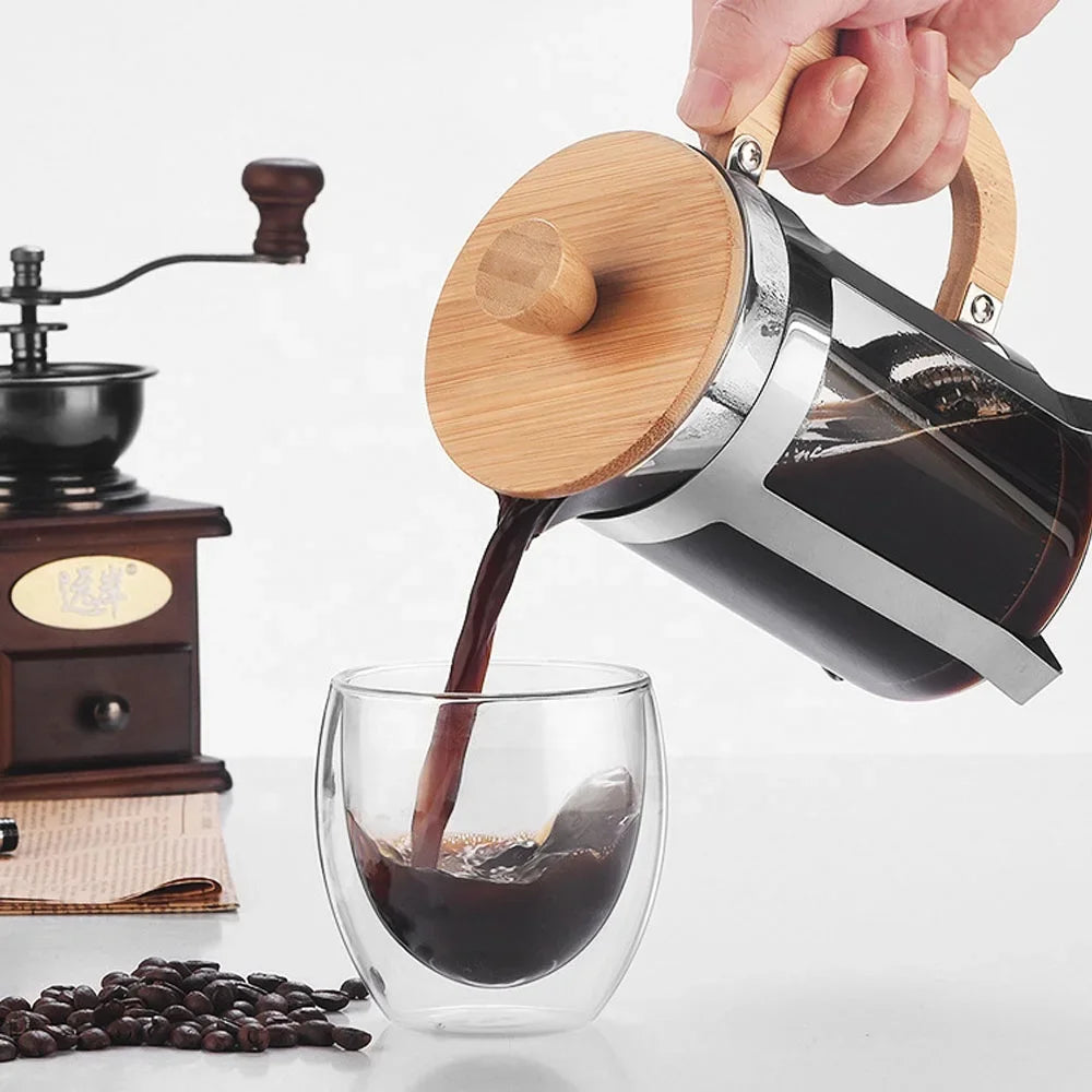 stainless steel french press coffee maker