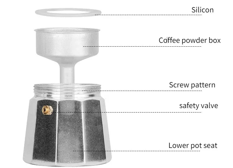 italian-style mocha coffee pot
