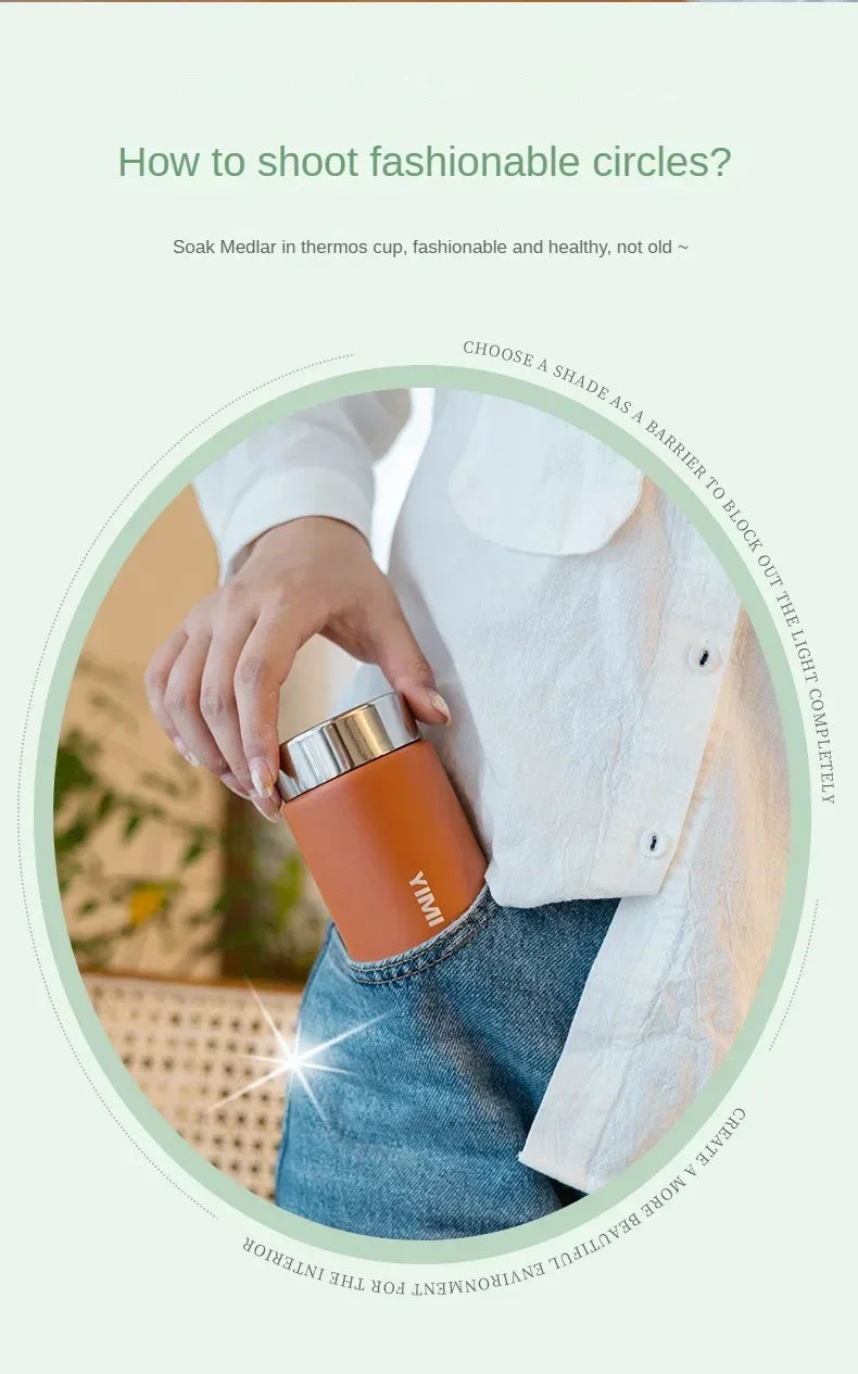 mini stainless steel thermos mug