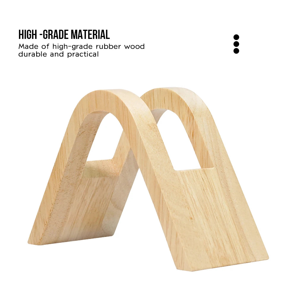 rubber wood coffee filter paper holder