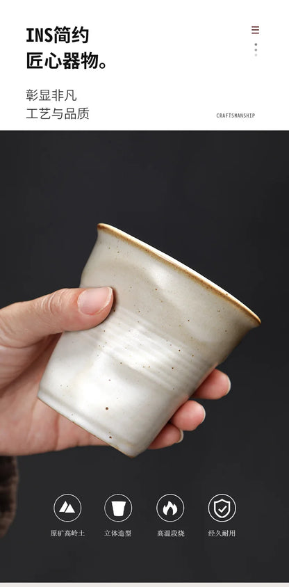 stoneware coffee cup