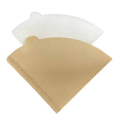 v-shaped coffee filter papers