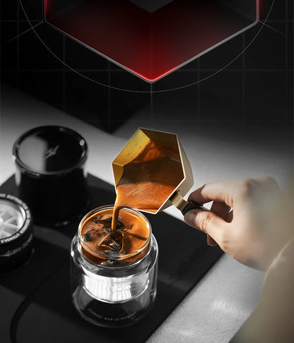 hexagonal espresso measuring cup