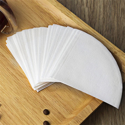 v-shaped coffee filter papers