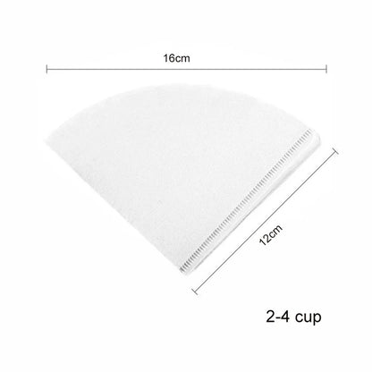 v-shaped coffee filter papers