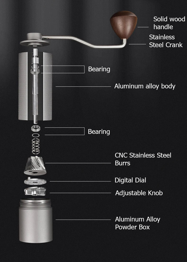 precision manual coffee grinder
