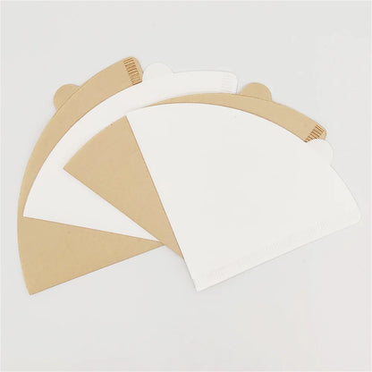 v-shaped coffee filter papers