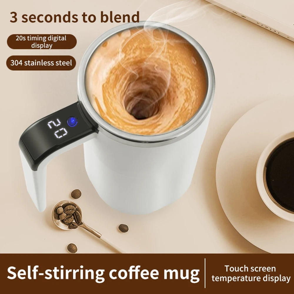 automatic self-stirring mug
