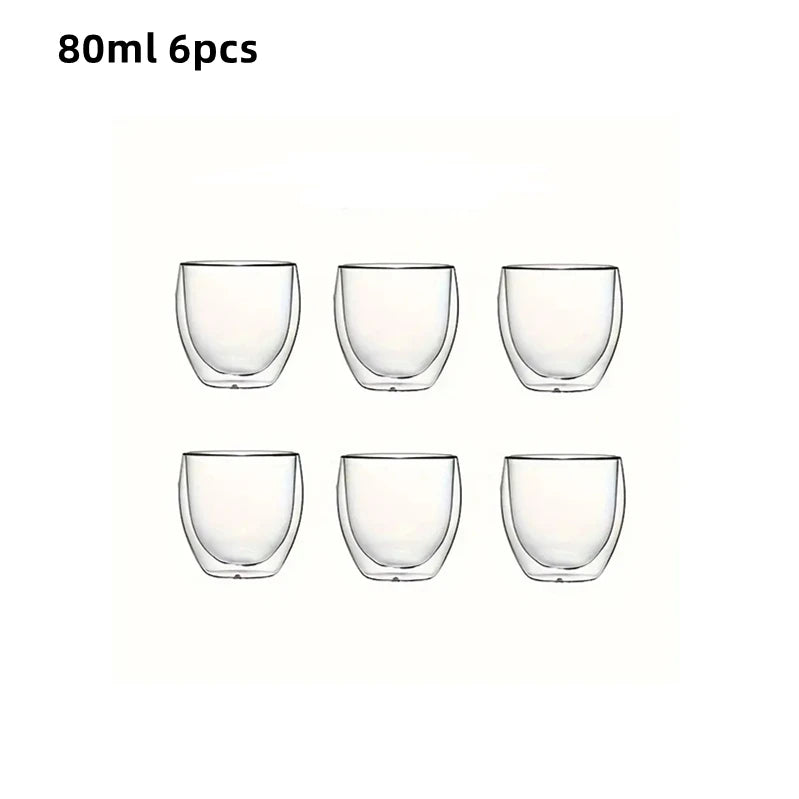 double-wall glass cups