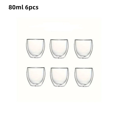 double-wall glass cups
