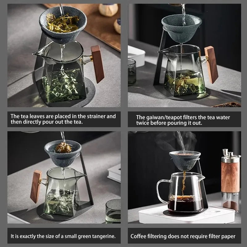 ceramic coffee & tea filter cup
