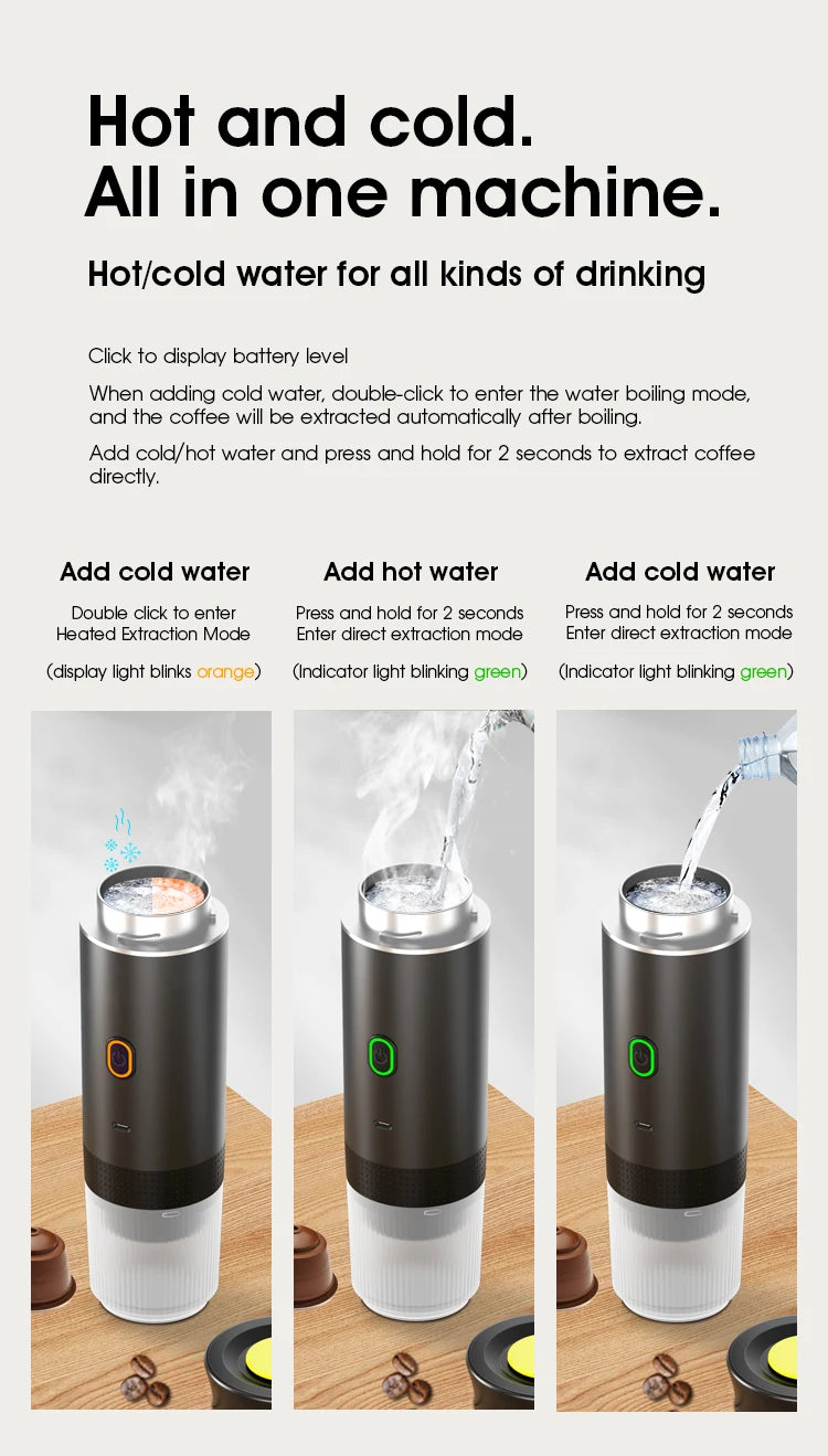 wireless portable espresso machine
