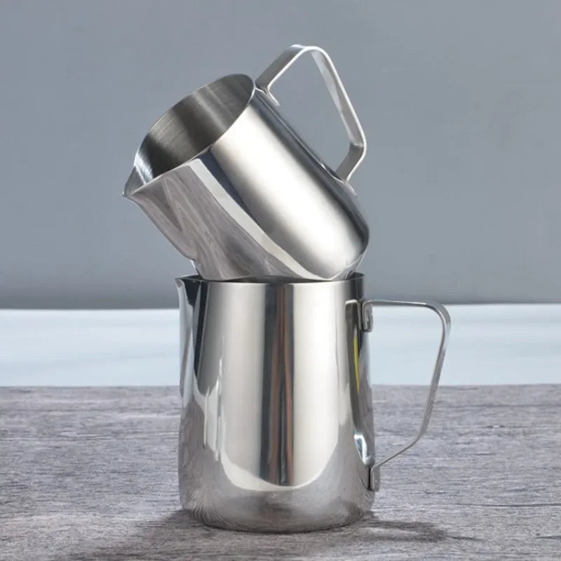 sainless steel milk frothing jug