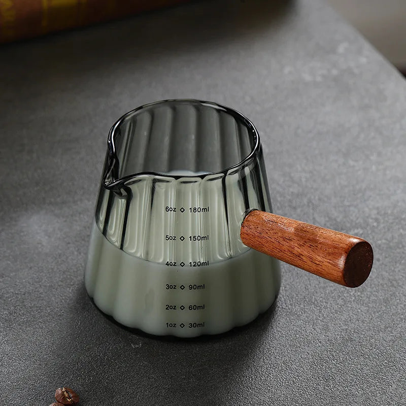 glass espresso measuring cup