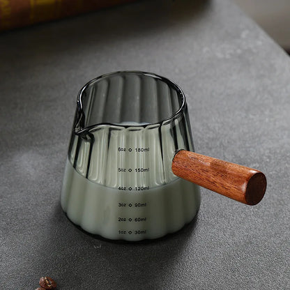glass espresso measuring cup