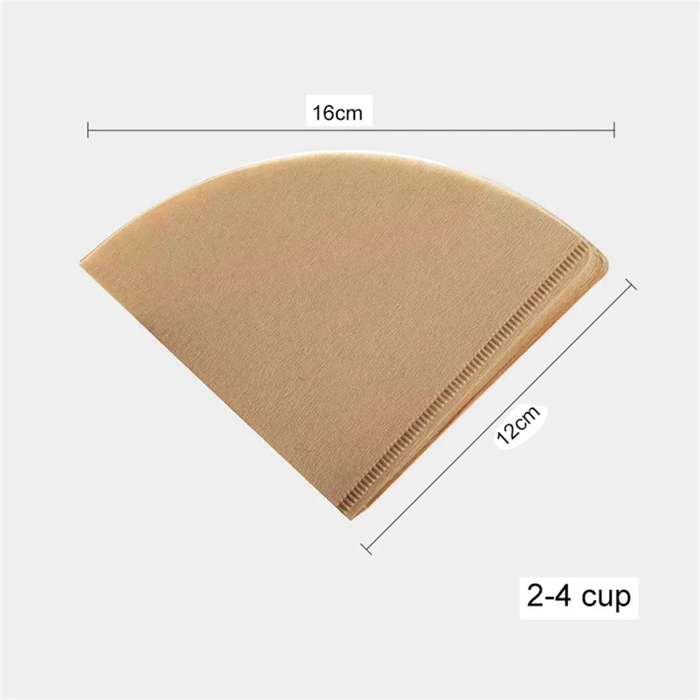 v-shaped coffee filter papers