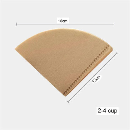 v-shaped coffee filter papers