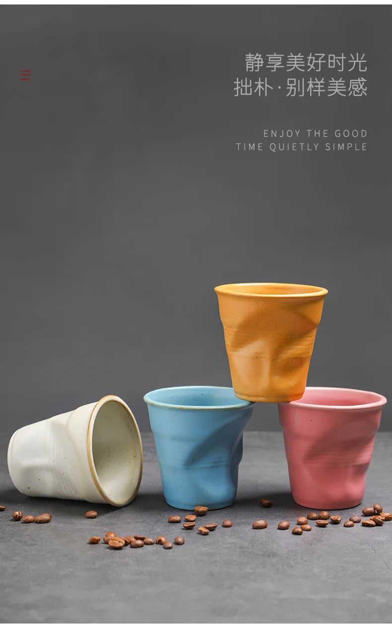 stoneware coffee cup