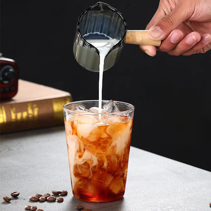 glass espresso measuring cup