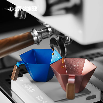 hexagonal espresso measuring cup