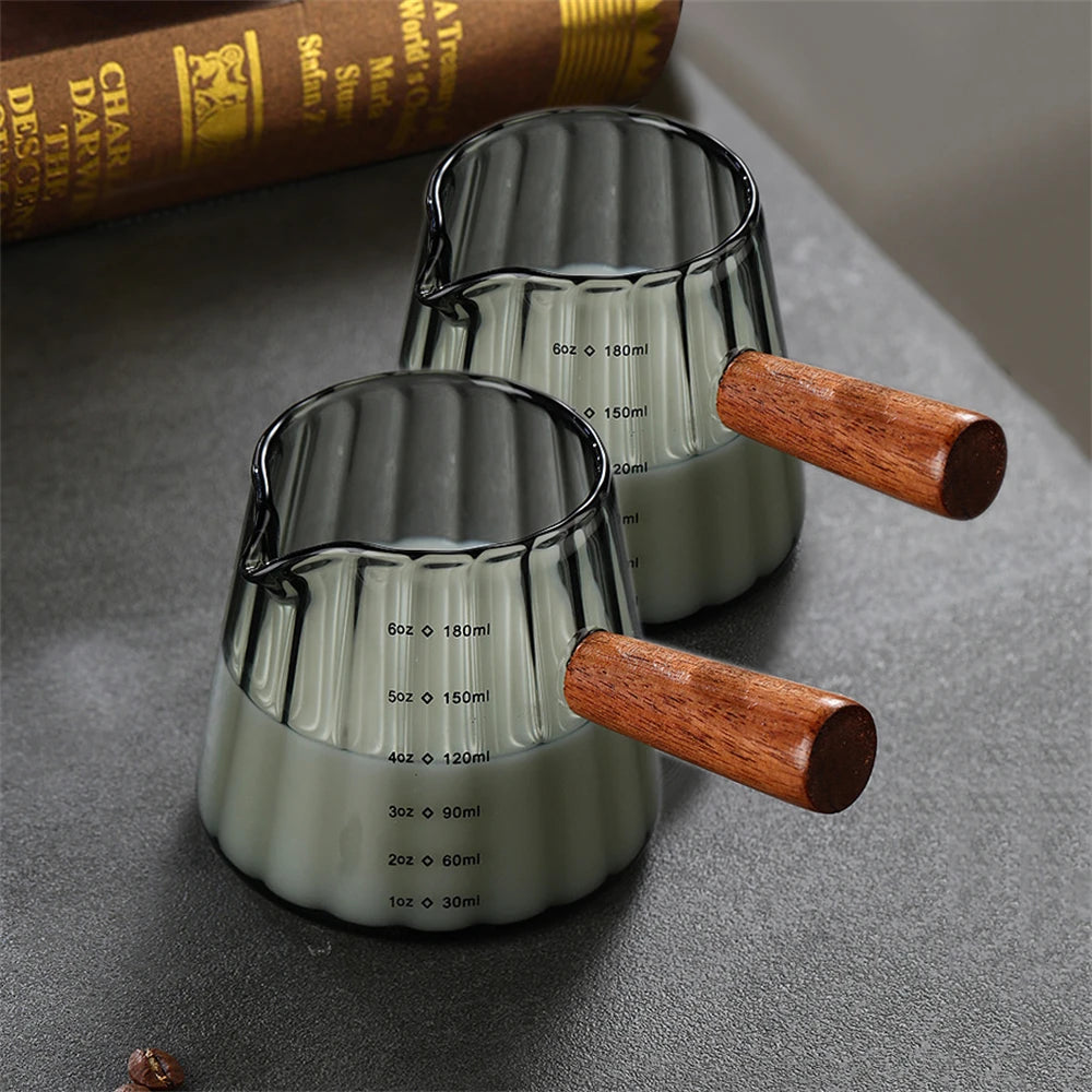 glass espresso measuring cup