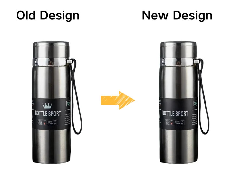 stainless steel thermal water bottle