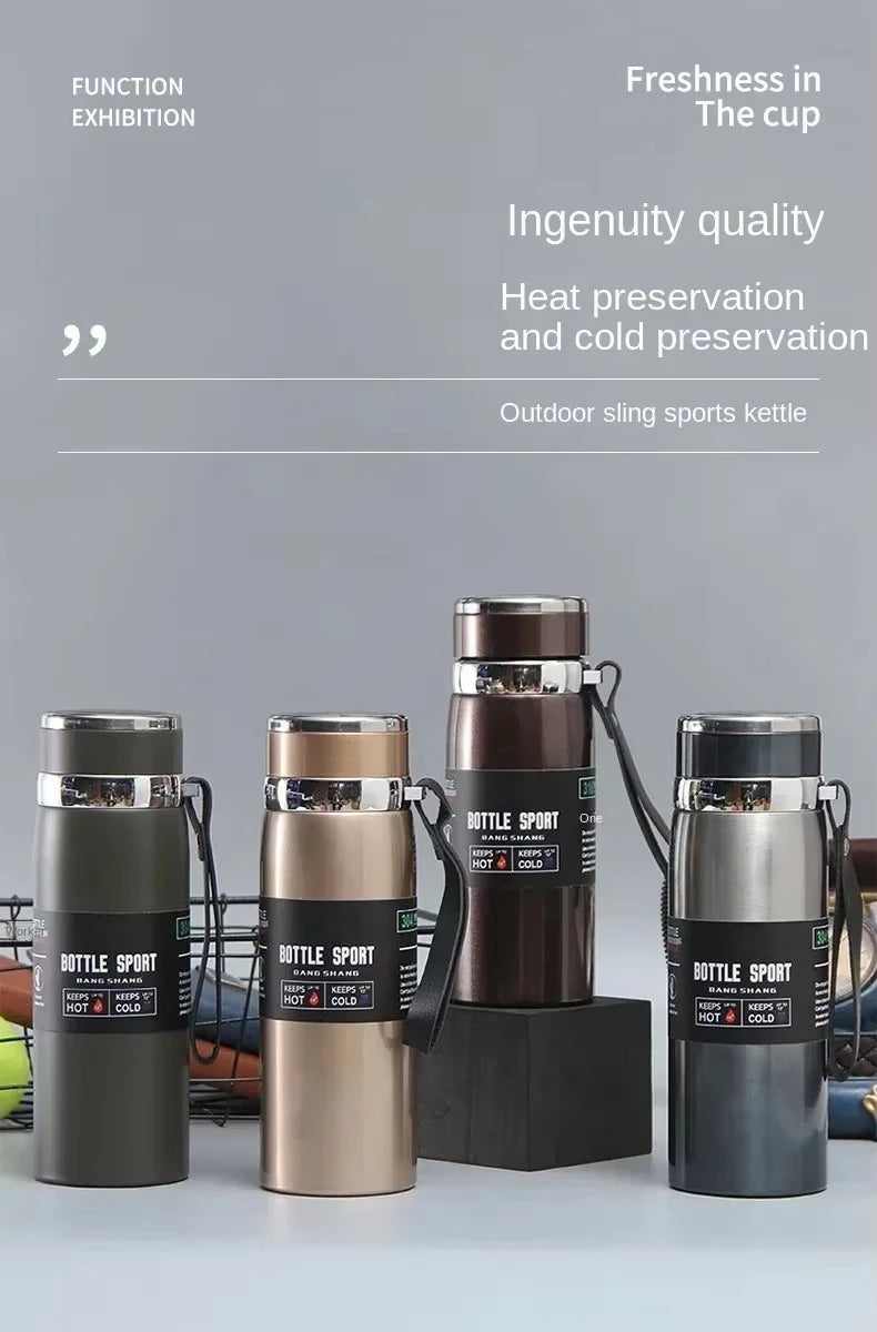 stainless steel thermal water bottle