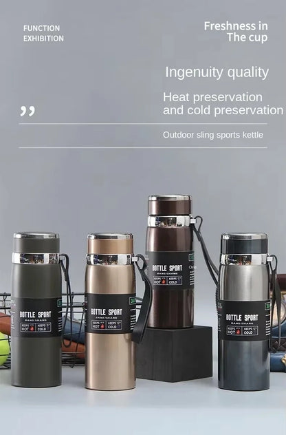 stainless steel thermal water bottle