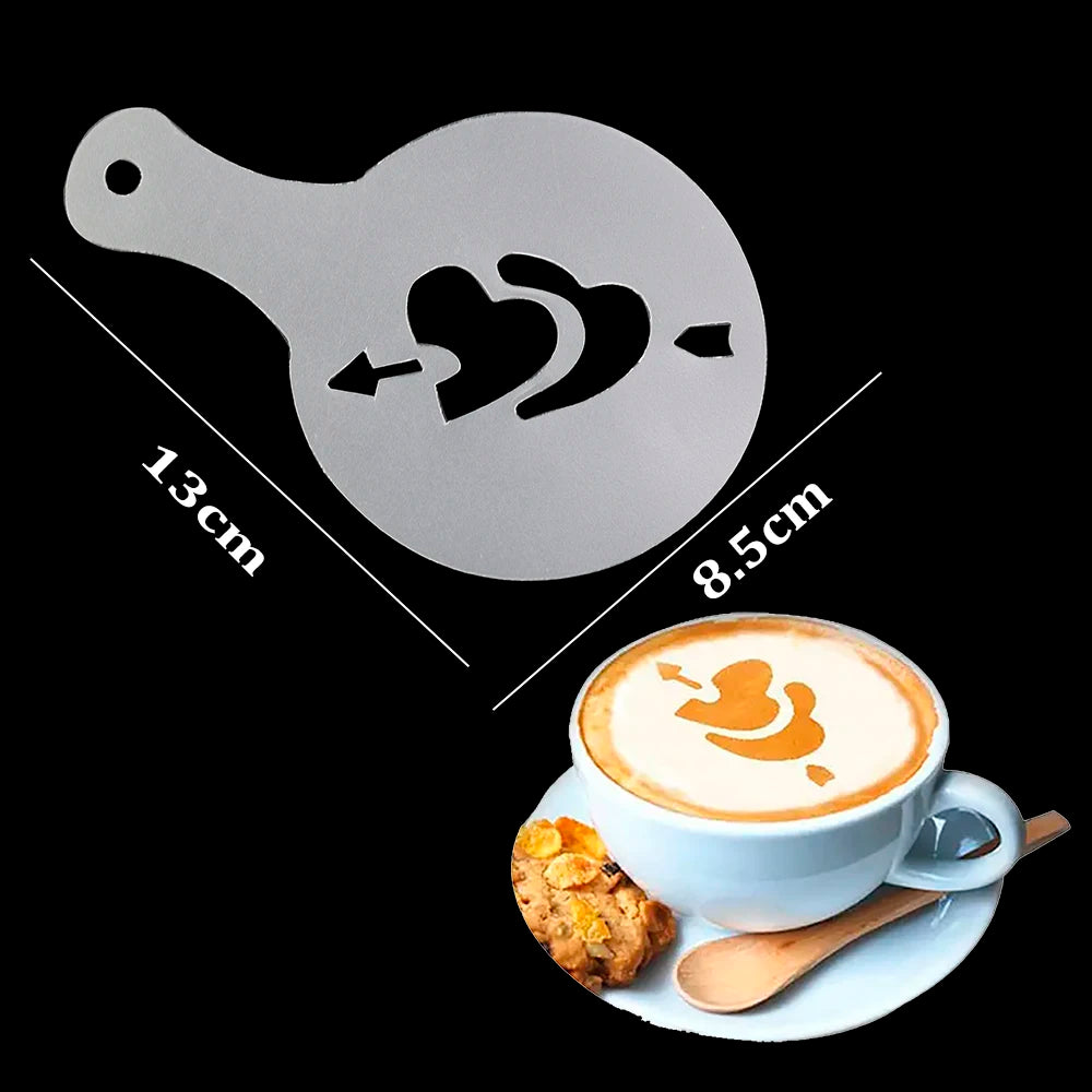 coffee stencil set